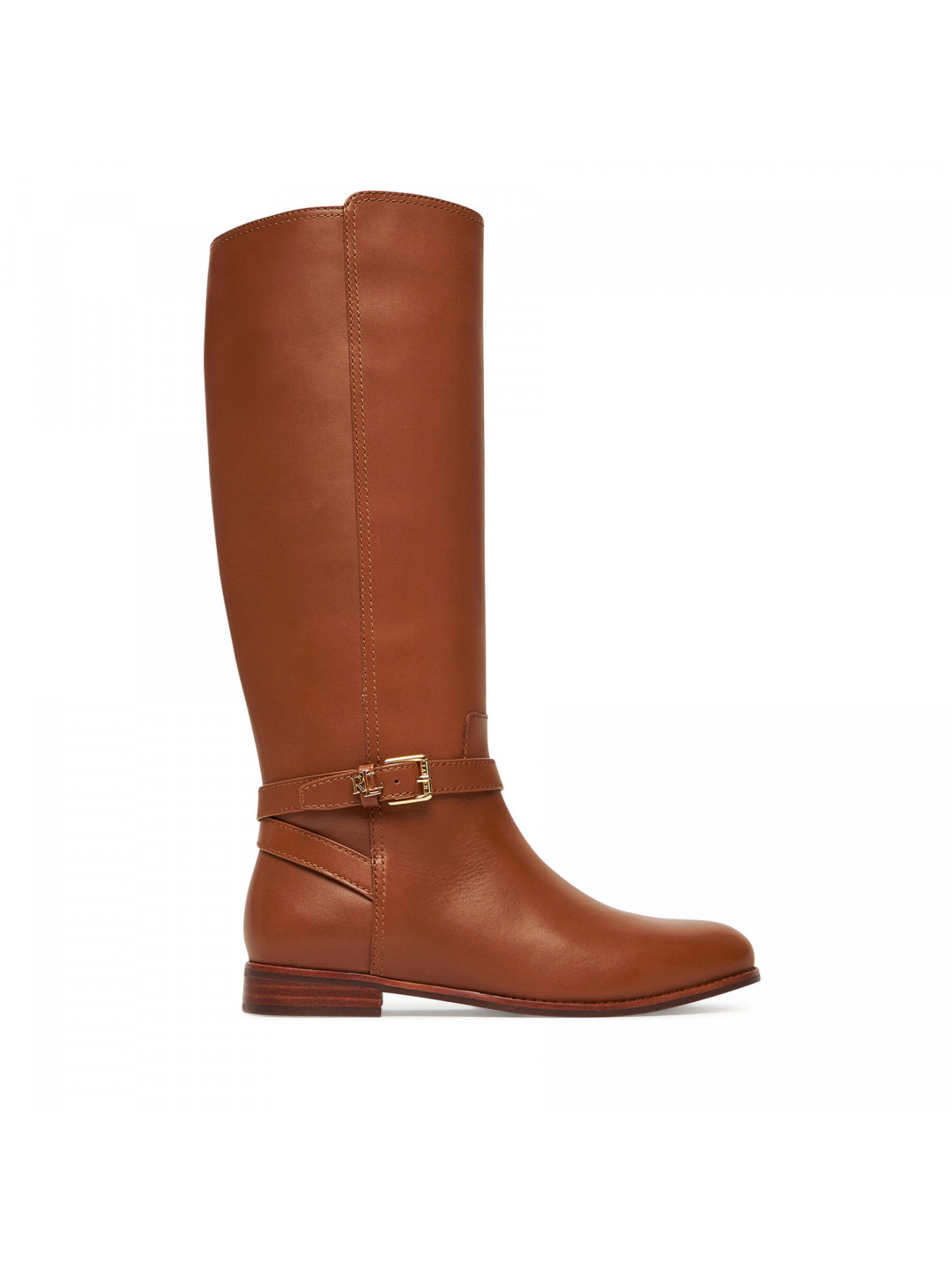 Kozačky ve vojenském stylu LAUREN RALPH LAUREN Brooke Tll 2 Bo Tal 802974383001 Hnědá
